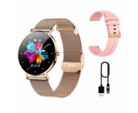 Manta SMARTWATCH MANTA Alexa Złoty/Różowy Pasek - 1465515 - zdjęcie 1